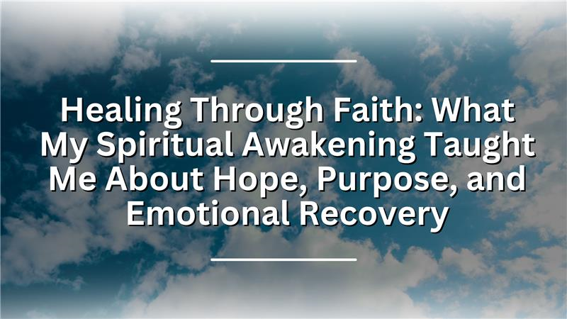 Healing Through Faith